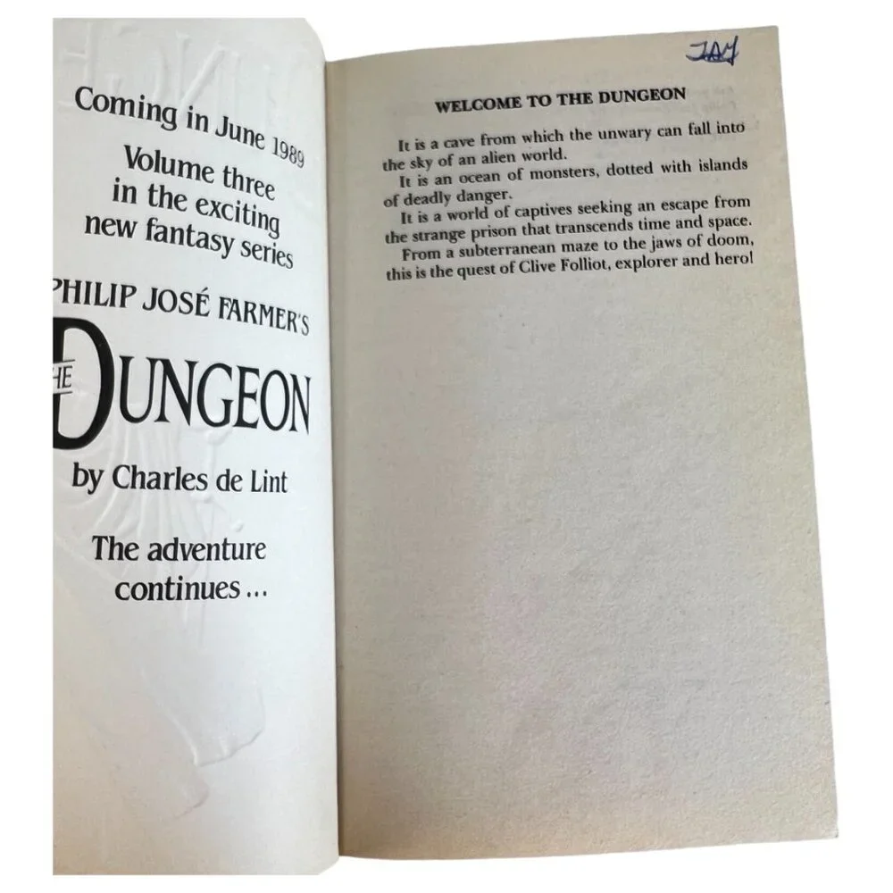 Philip Jose Farmer's The Dungeon Volumes‎ 2 3 4 5 Fantasy Series Paperback Set